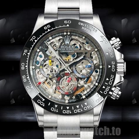 rolex daytona skeleton original|rolex daytona dials explained.